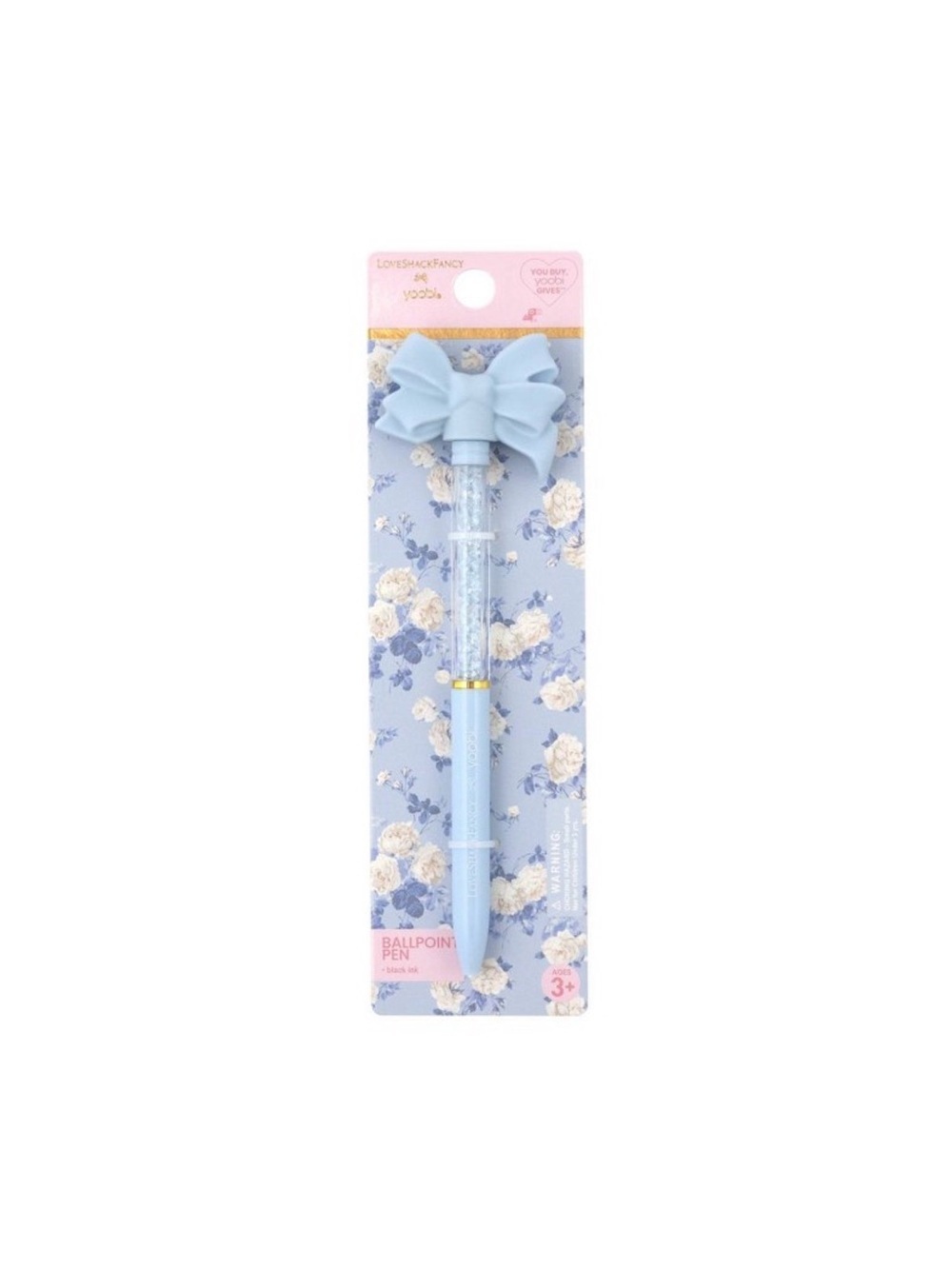 LoveShackFancy Target
Everblooming Rosettes Novelty Ballpoint
Pen Whisper Blue